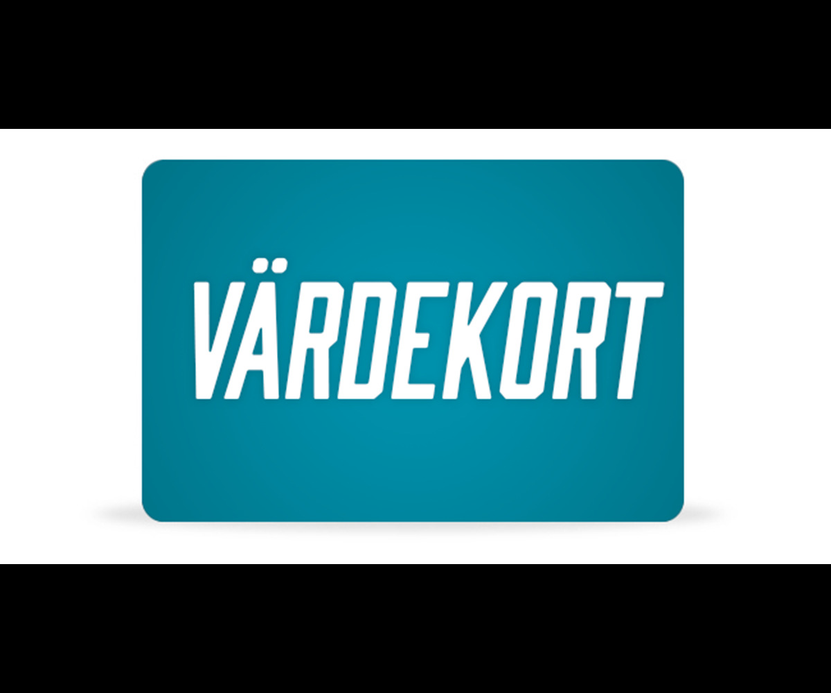 Kort Värdekort Blue